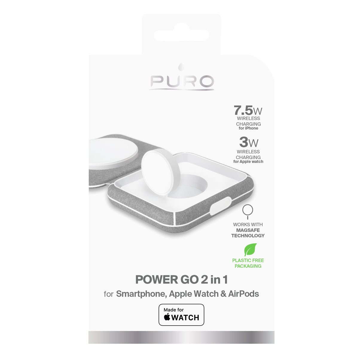 PURO Power Go 2-i-1 opladningsmodul