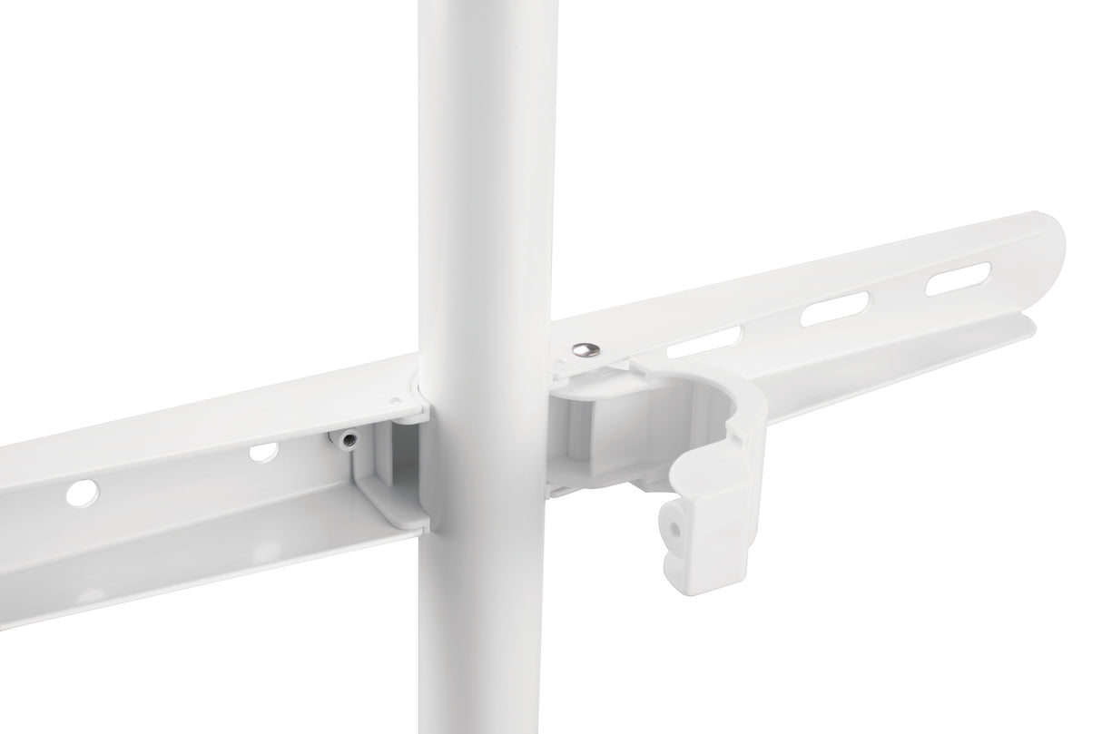 Sinox Tripod TV gulvstand med drejbar top. 50"-65". Lyst træ/hvid
