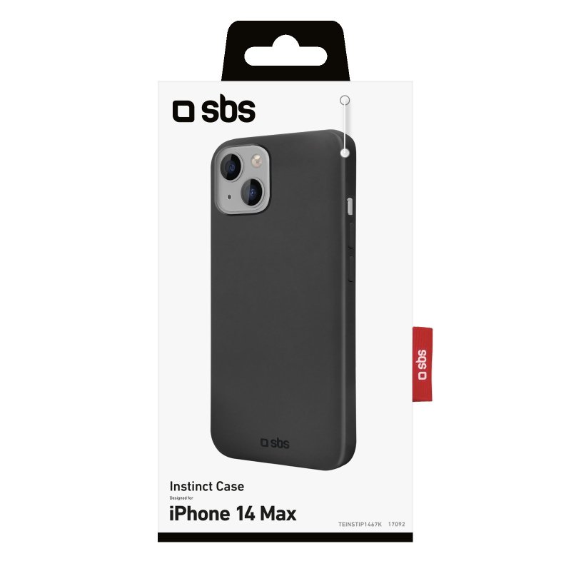 SBS Novelty Instinct cover til iPhone 14 Plus®. Sort