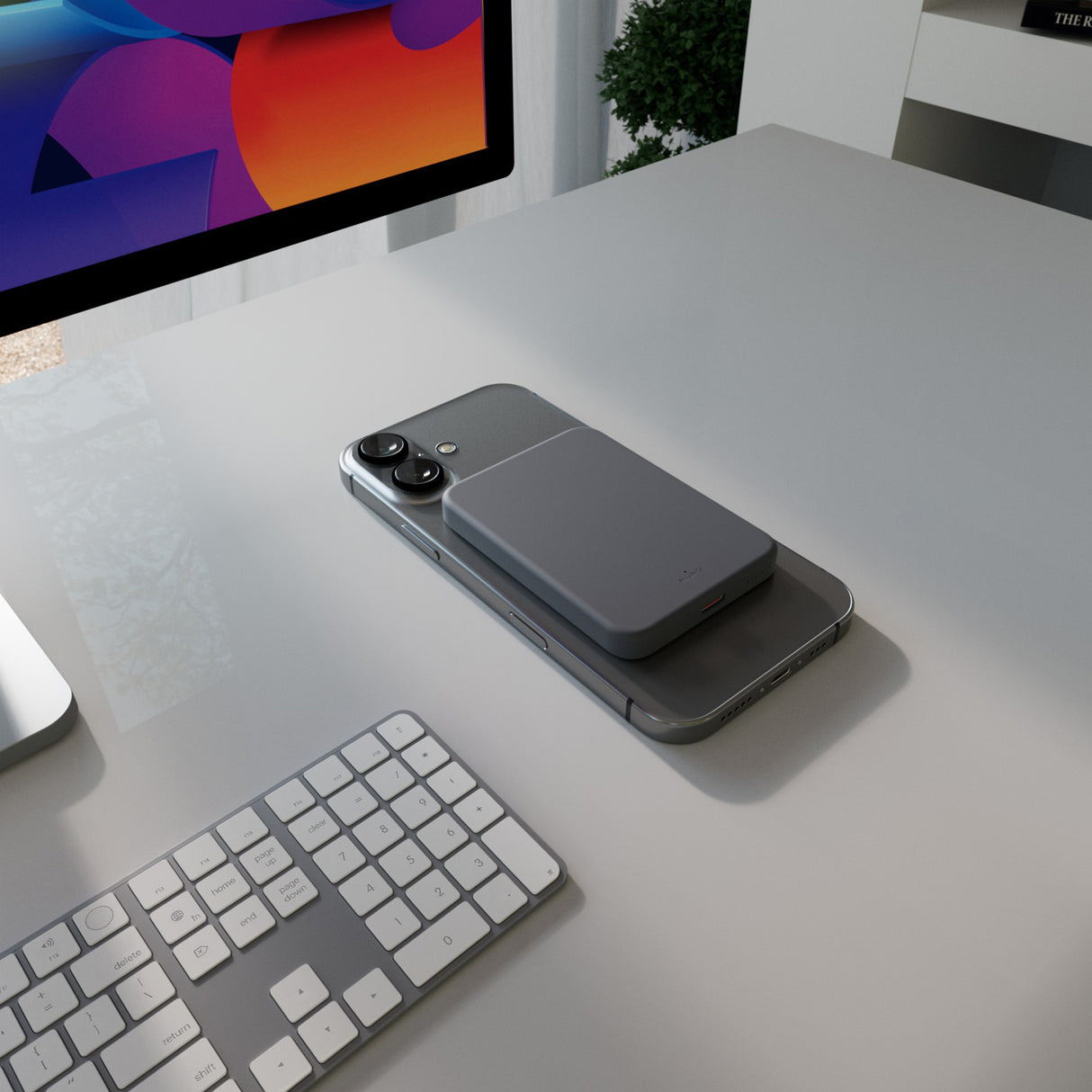 PURO Power Bank Wireless "Mini Power Mag" 4200 mAh til iPhone