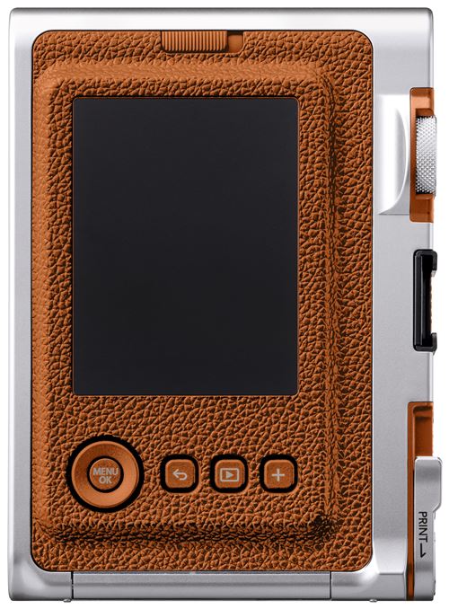 Instax Mini Evo kamera. Brun