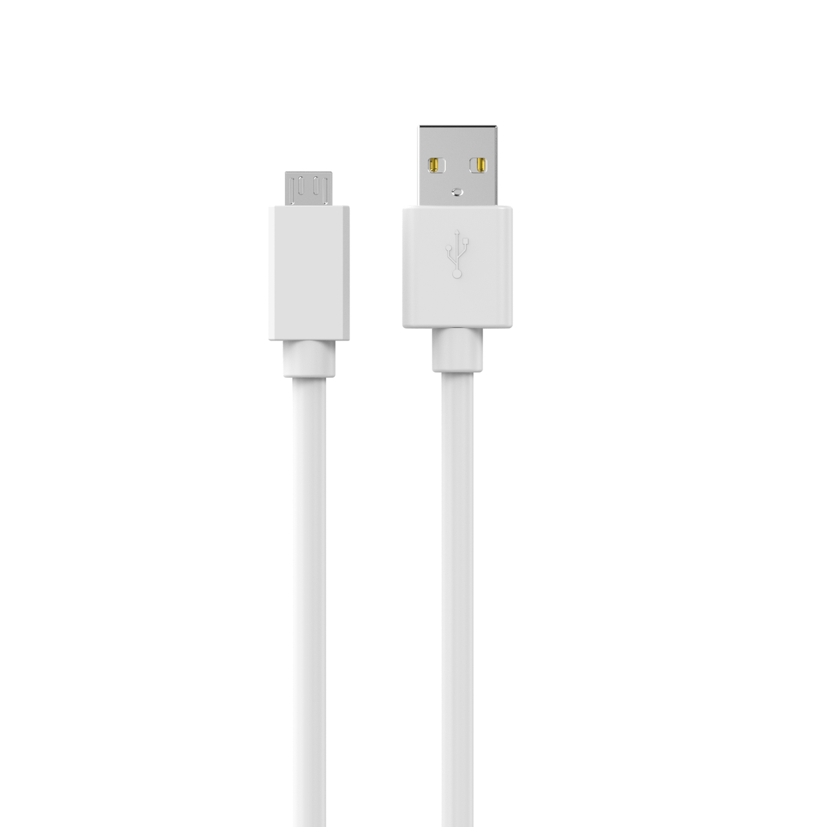 Sinox USB A til USB Micro kabel. 1m. Hvid