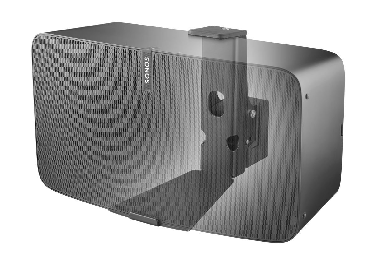Cavus vægbeslag til Sonos® Five/Play:5. Horisontal. Sort