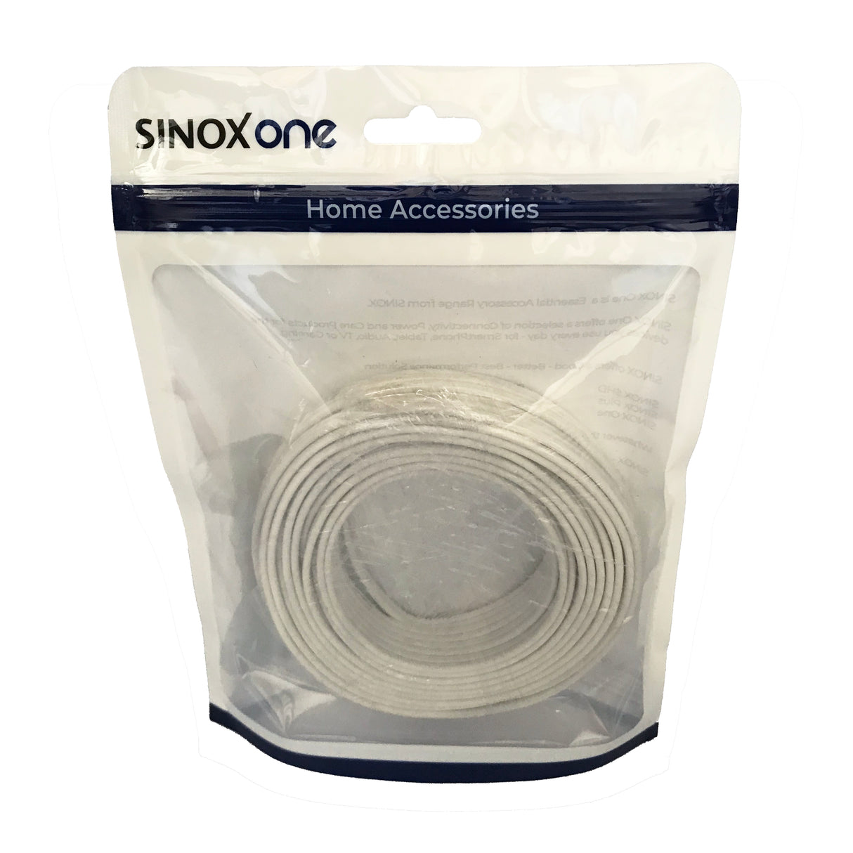 Sinox højttalerkabel 0,75 mm. 10m. Hvid