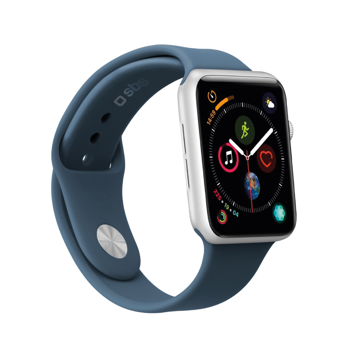 SBS silikone urrem til Apple Watch 38/40/41mm. Blå