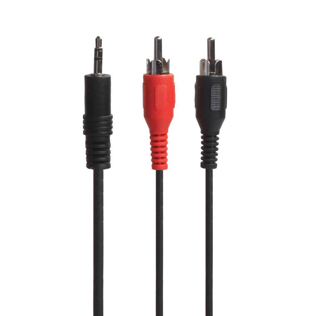 Connectech 3,5 mm minijack til phonokabel. 10m. Sort