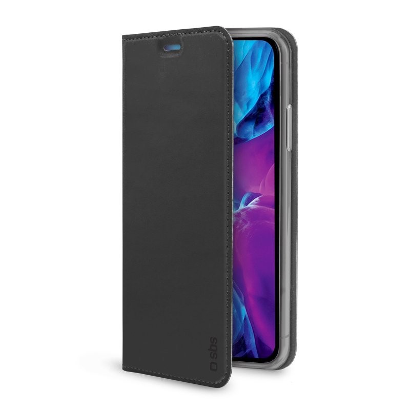 SBS Book Wallet Lite-etui til iPhone 12 Mini. Sort