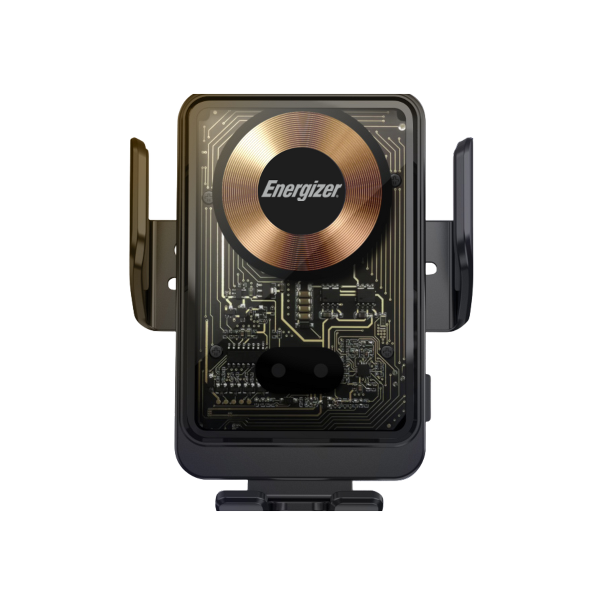 Energizer 15W hurtig trådløs billader med USB-C-indgang. Sort