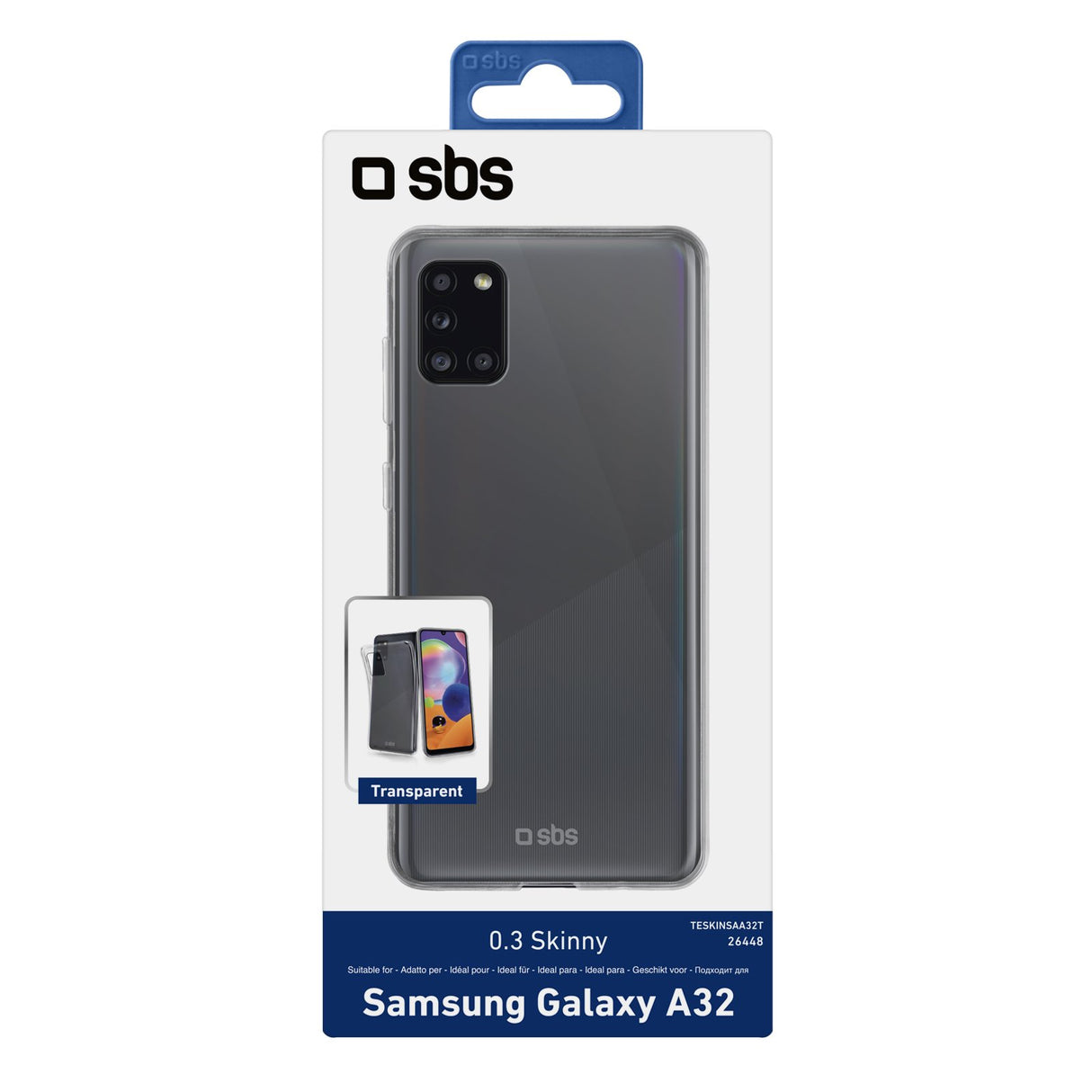 SBS Skinny cover til Samsung Galaxy A32 5G®. Gennemsigtig