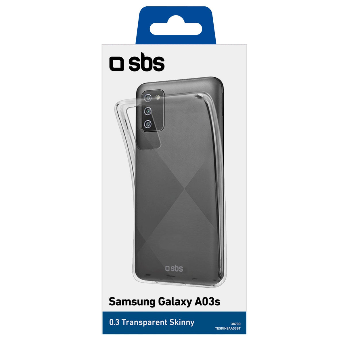 SBS Skinny cover til Samsung Galaxy A03s®. Gennemsigtig
