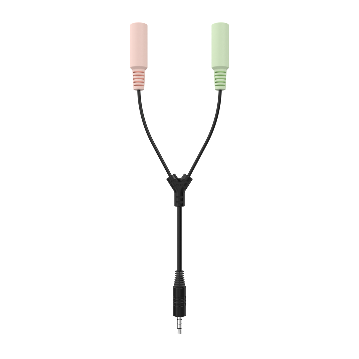 Sinox headset adapter. 0,2m. Sort