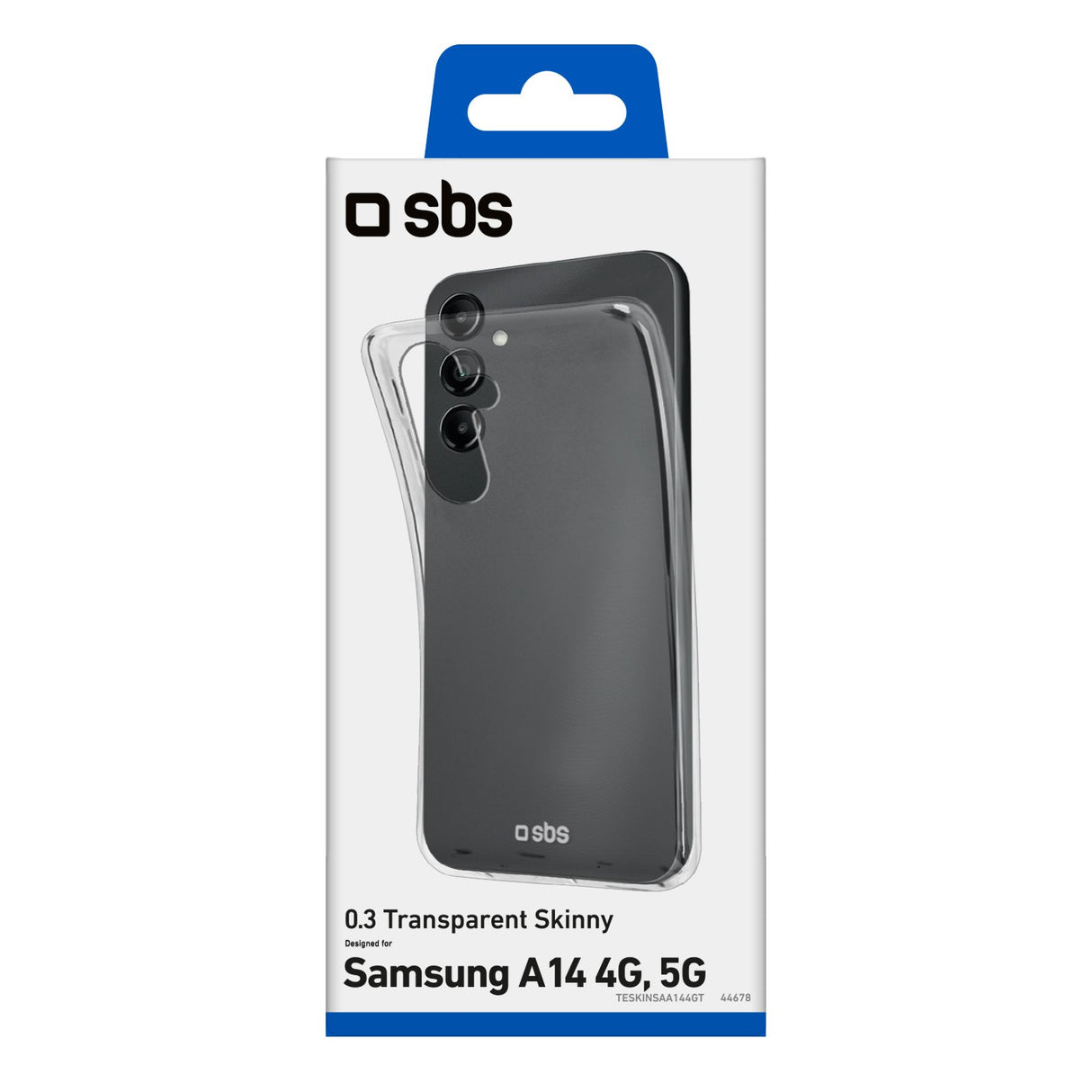 SBS Skinny cover til Samsung Galaxy A14 4G/5G®. Gennemsigtig