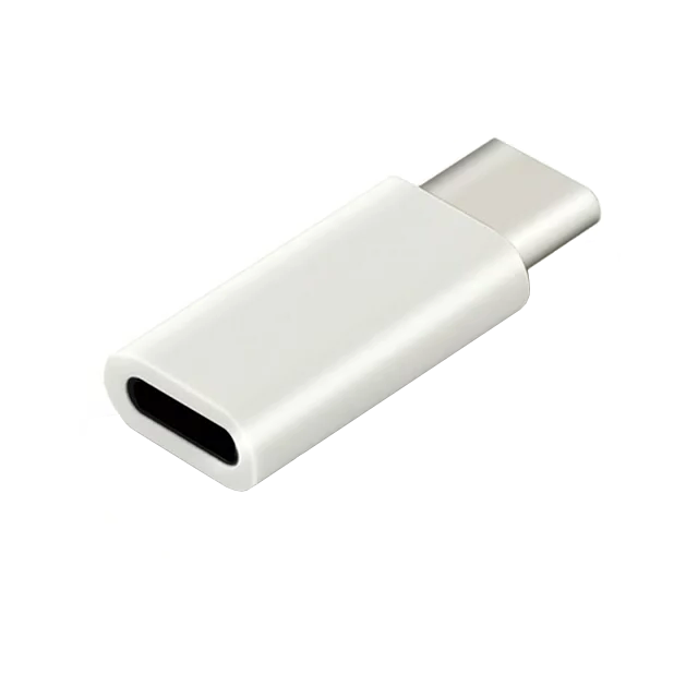Sinox adapter Lightning - USB C. Hvid
