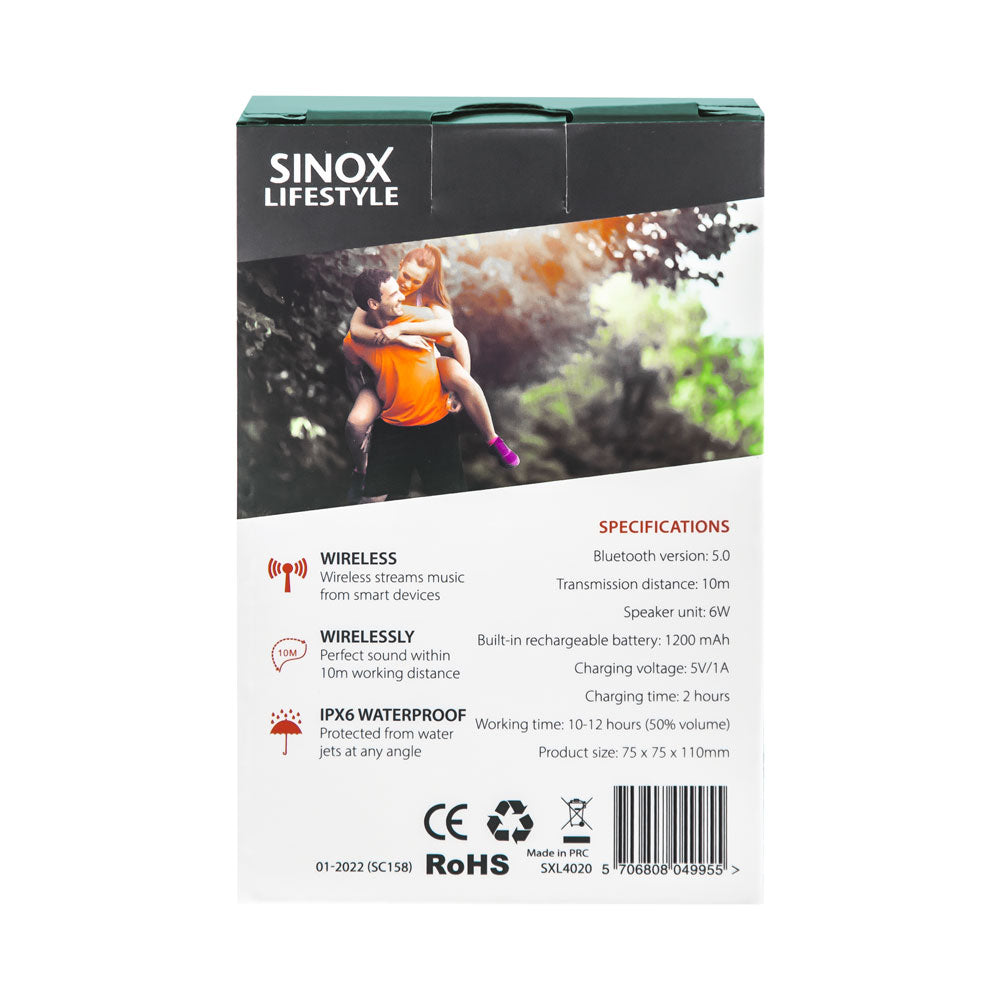 Sinox Sonitus Rock højttaler. Sort