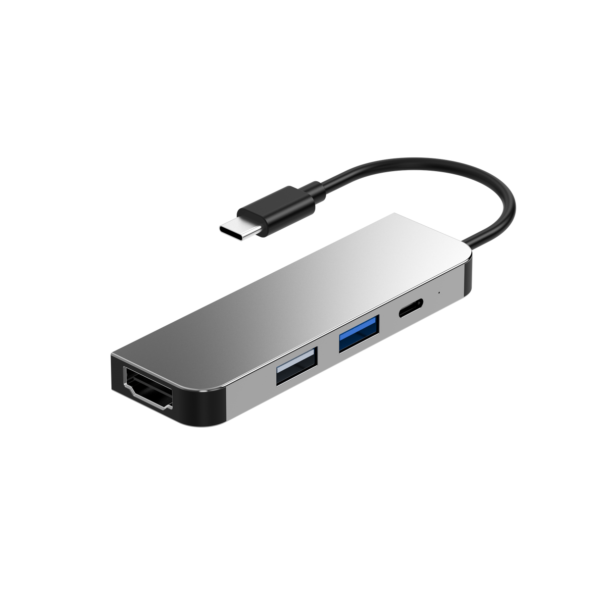 Sinox PRO USB C Hub. 0,15m. Aluminium