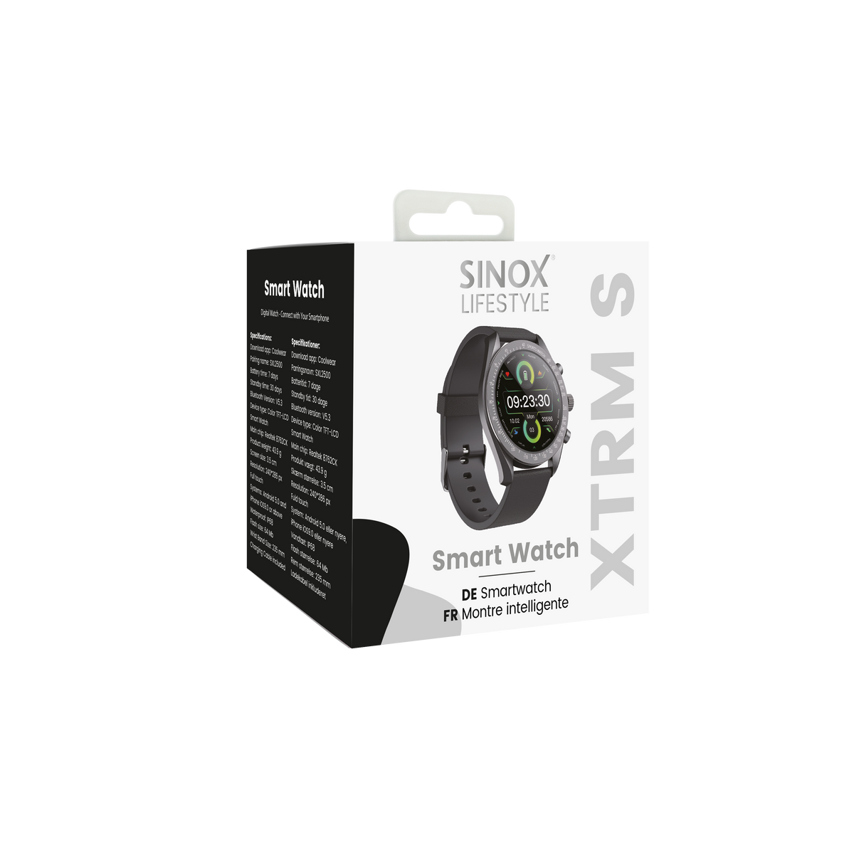 Sinox Lifestyle XTRM S smartwatch. Sort
