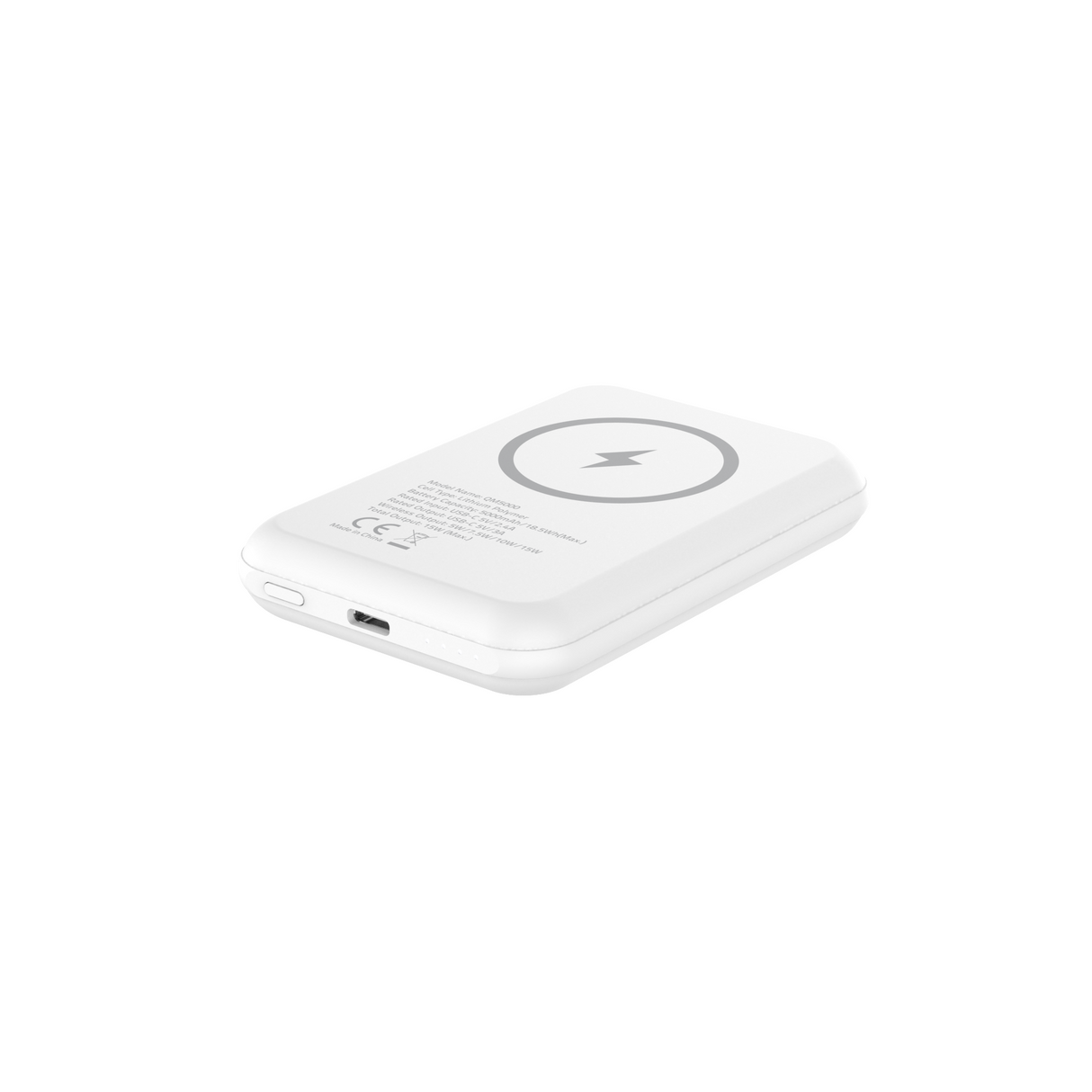 Energizer 15W magnetisk trådløs powerbank. Hvid