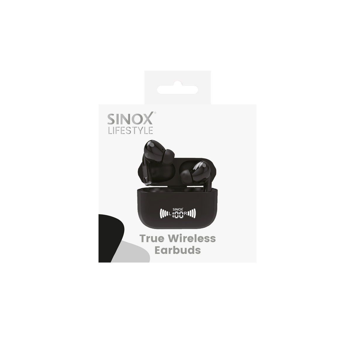 Sinox Lifestyle TWS hovedtelefoner. Sort