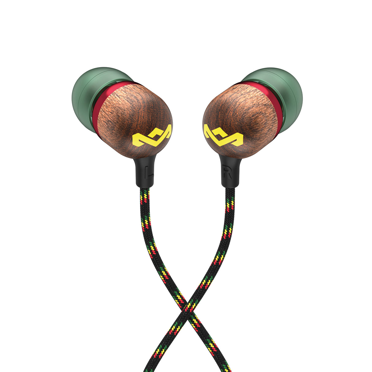 Marley Smile Jamaica USB-C ørepropper. Rasta