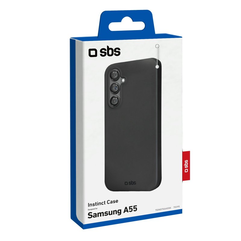 SBS Instinct-cover til Samsung Galaxy A55. Sort