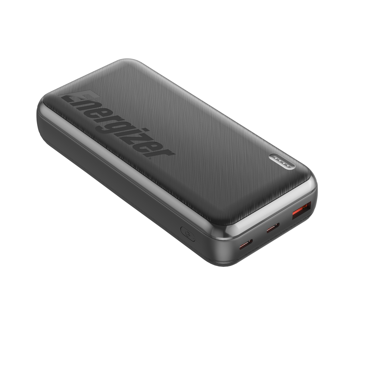 Energizer 20K hurtigopladende powerbank med høj kapacitet. Sort