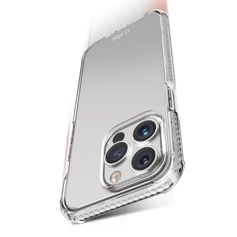 SBS Extreme X3 Cover til iPhone 15 Pro. Gennemsigtig