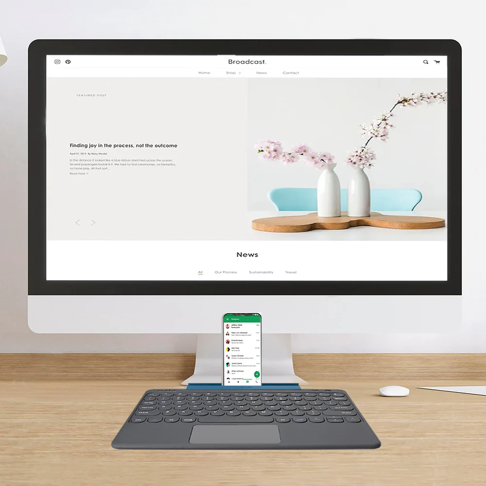 SBS Universal trådløst tastatur med standerfunktion