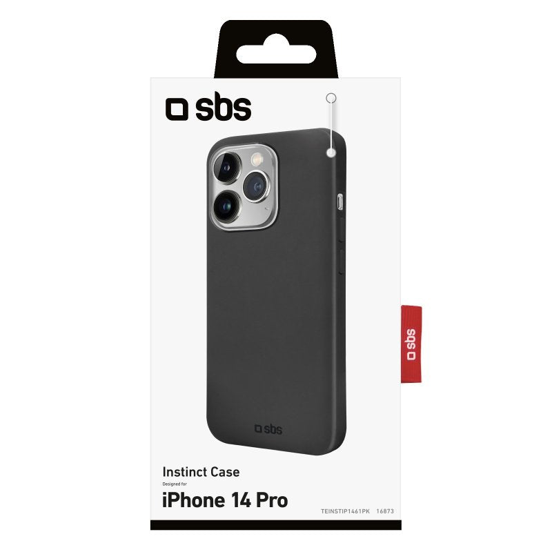 SBS Novelty Instinct cover til iPhone 14 Pro®. Sort