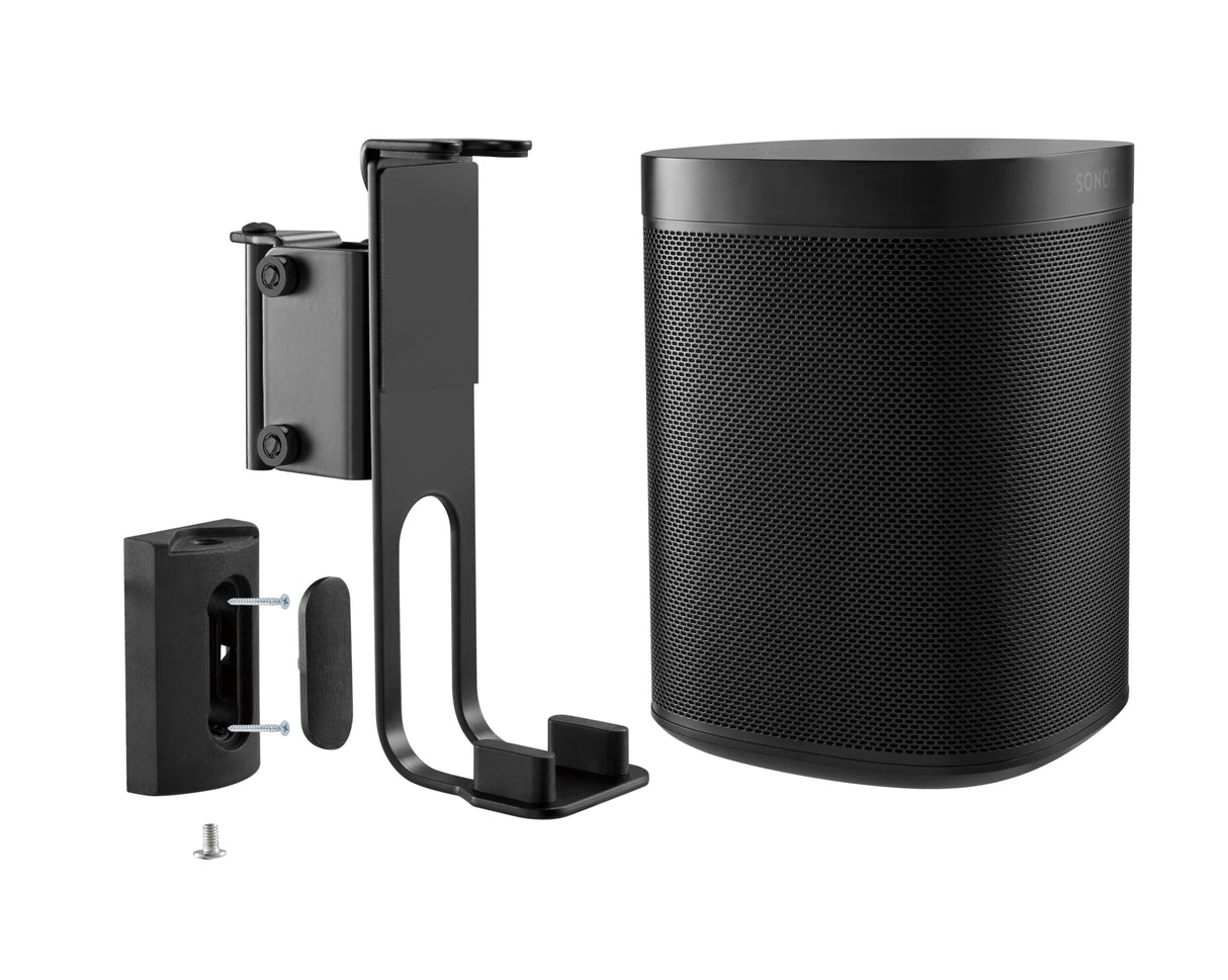Sinox One SONOS® One, One SL, Play:1 højttalerbeslag. Sort