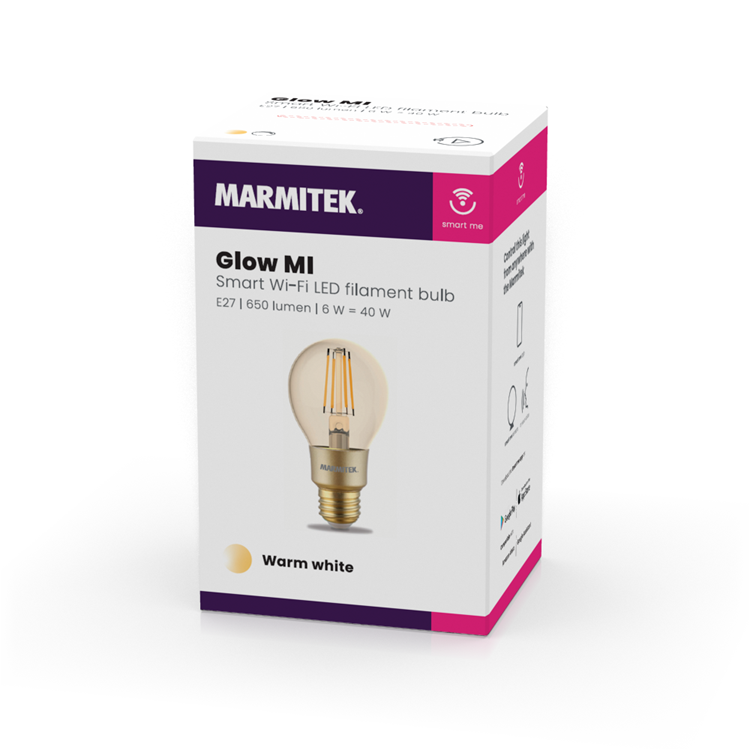 Marmitek Glow MI. E27. Varm hvid