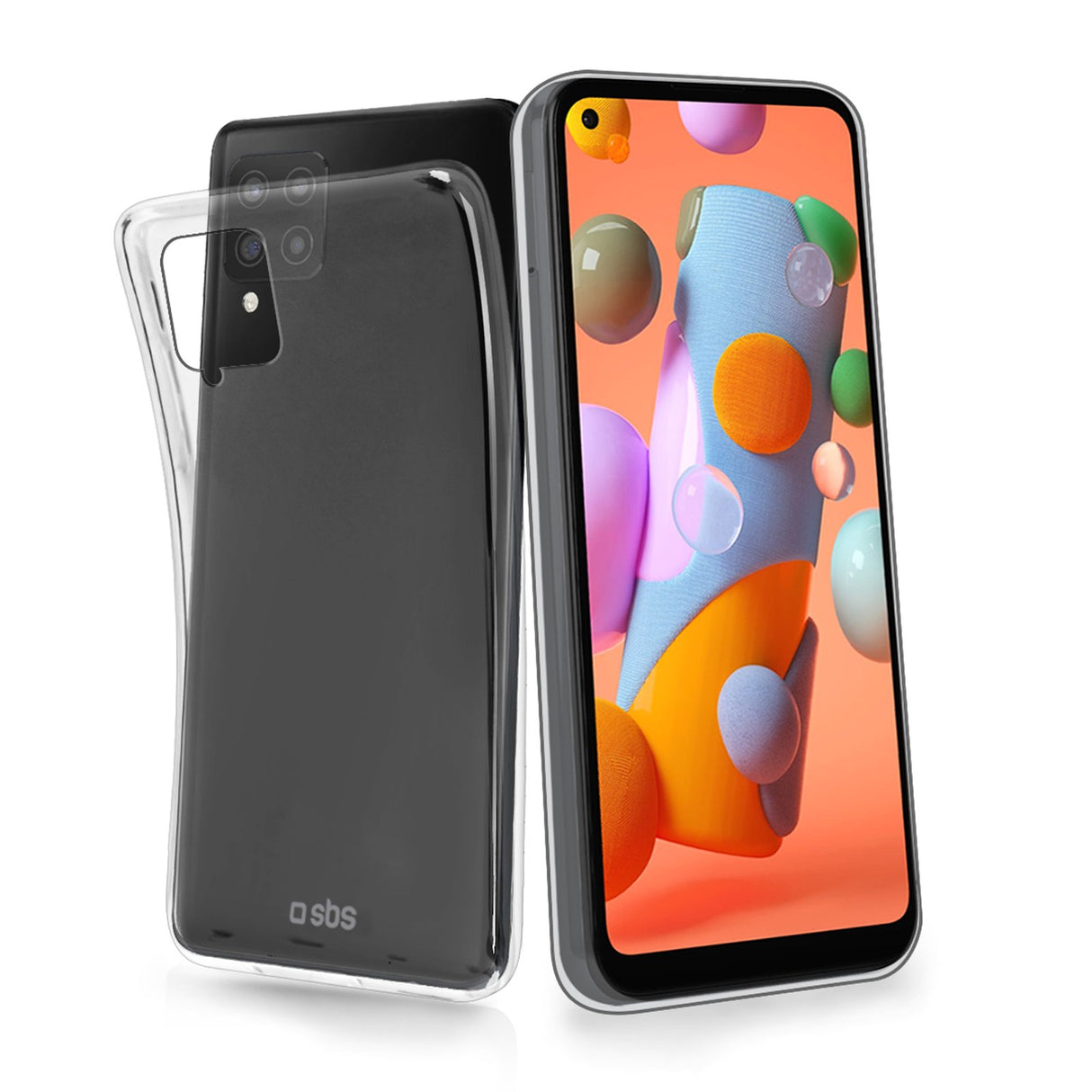 SBS Skinny cover til Samsung Galaxy A12®. Gennemsigtig