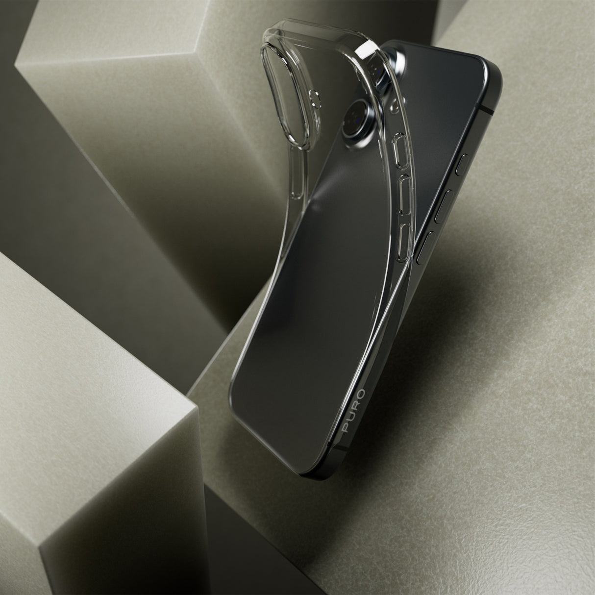 PURO Cover 0.3 Nude til iPhone 16