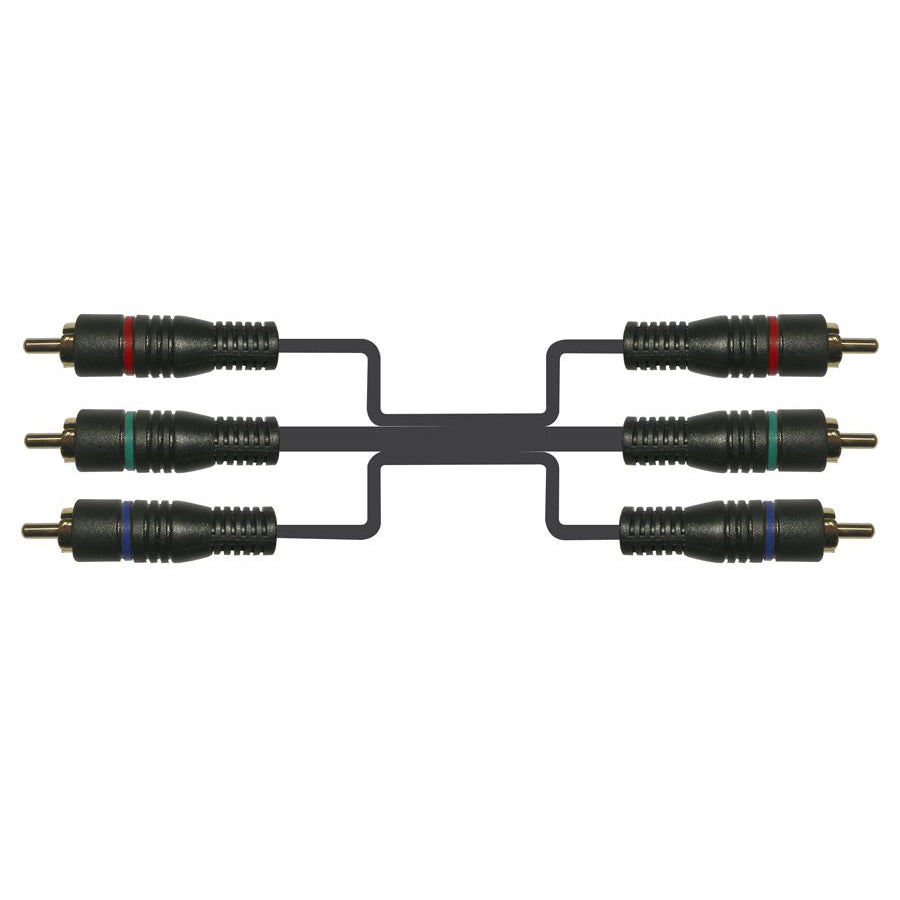 Connectech Component Video kabel. 5m. Sort