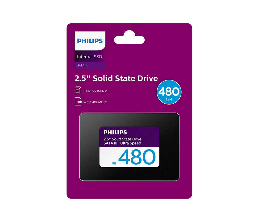Philips SSD 480GB Ultra Speed 2.5" SATA III Internal