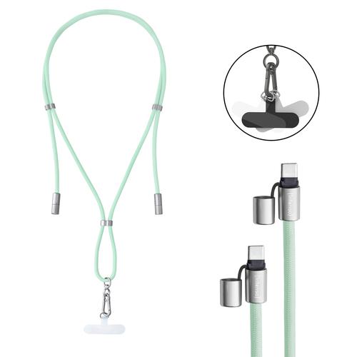 Intenso Handykette als Lade- + Datenkabel USB-C bis 1,65m grün USB-kabel USB C Grøn