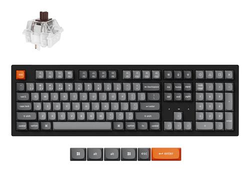 Keychron K10 Max QMK keyboard Universal USB + RF Wireless + Bluetooth US English Black
