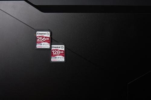 Kingston Technology 128GB Canvas React Plus SDXC UHS-II 300R/260W U3 V90 for Full HD/4K/8K