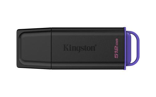Kingston Technology DataTraveler 512GB Portable USB 3.2 Gen 1 Exodia Black/Purple