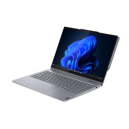 Lenovo ThinkBook 14 2-in-1 G5 IAU Intel Core Ultra 5 225U Hybrid (2-in-1) 35.6 cm (14") Touchscreen WUXGA 16 GB DDR5-SDRAM 512 GB SSD Wi-Fi 6E (802.11ax) Windows 11 Pro US International Grey