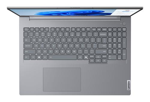 Lenovo ThinkBook 16 G8 IAL Intel Core Ultra 9 185H Laptop 40.6 cm (16") WUXGA 16 GB DDR5-SDRAM 512 GB SSD Wi-Fi 6E (802.11ax) Windows 11 Pro Nordic Grey