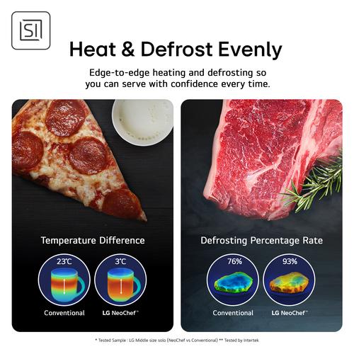 LG MH6535GIS microwave Black Combination microwave Over the range 25 L 1000 W