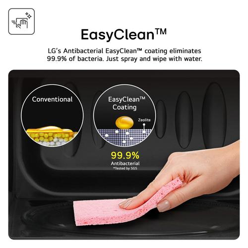 LG MH6535GIS microwave Black Combination microwave Over the range 25 L 1000 W