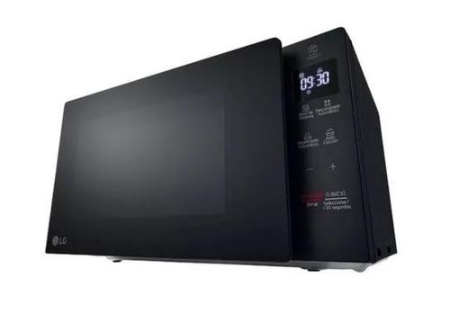 LG MS2032GAS microwave Black Solo microwave Countertop 20 L 700 W