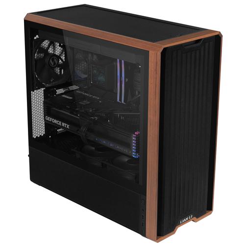 Lian Li Lancool LAN217X computer case Midi Tower Black, Wood