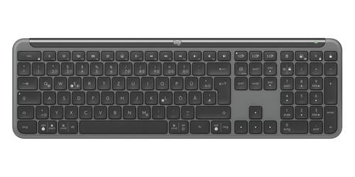 Logitech 920-012504 keyboard Mouse included Office RF Wireless + Bluetooth QWERTZ German Graphite