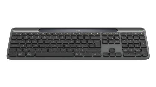 Logitech Signature Slim Solar+ K980 keyboard Universal RF Wireless + Bluetooth QWERTY UK International Graphite