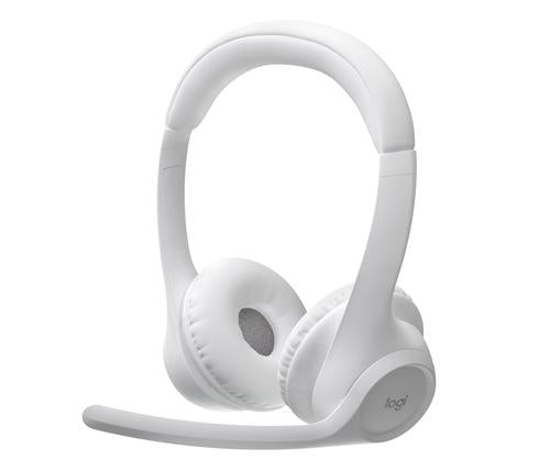 Logitech 981-001417 headphones/headset Wireless Head-band Office/Call center Bluetooth White