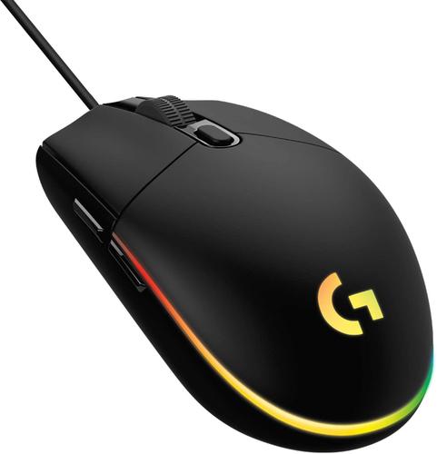 Logitech Gaming Mouse G203 LIGHTSYNC Optisk Kabling Sort