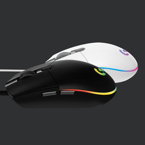 Logitech Gaming Mouse G203 LIGHTSYNC Optisk Kabling Sort