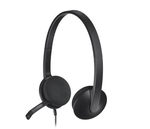 Logitech USB Headset H340 Kablet Høretelefoner